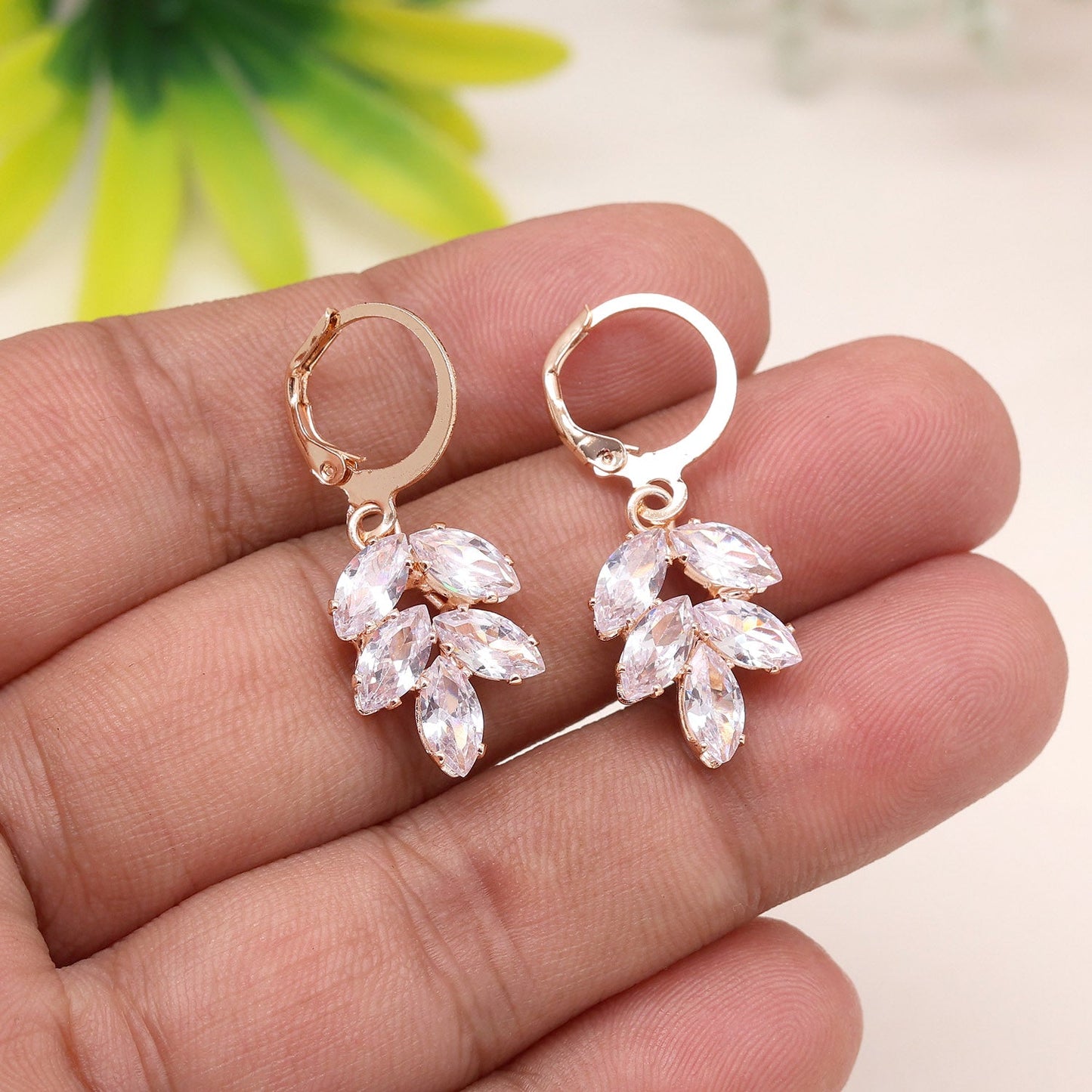 White Color Antique Stone Earrings Featuring Ornate Patterns And Vintage Vibes - Preyans.com