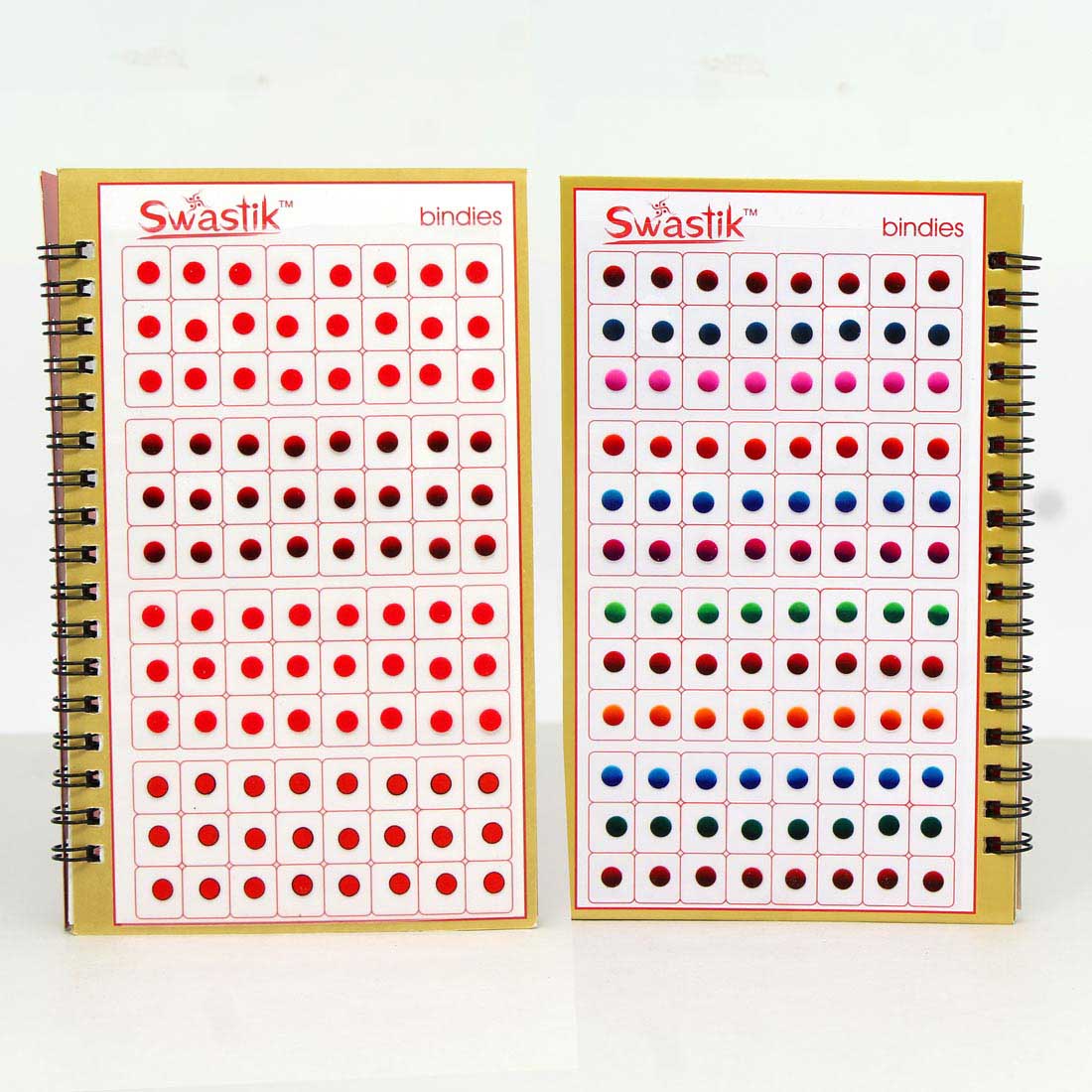 Assorted Color Multicolor Velvet Bindi Book For Women & Girls- Total Pieces- 960 (BND143CMB) - Preyans.com