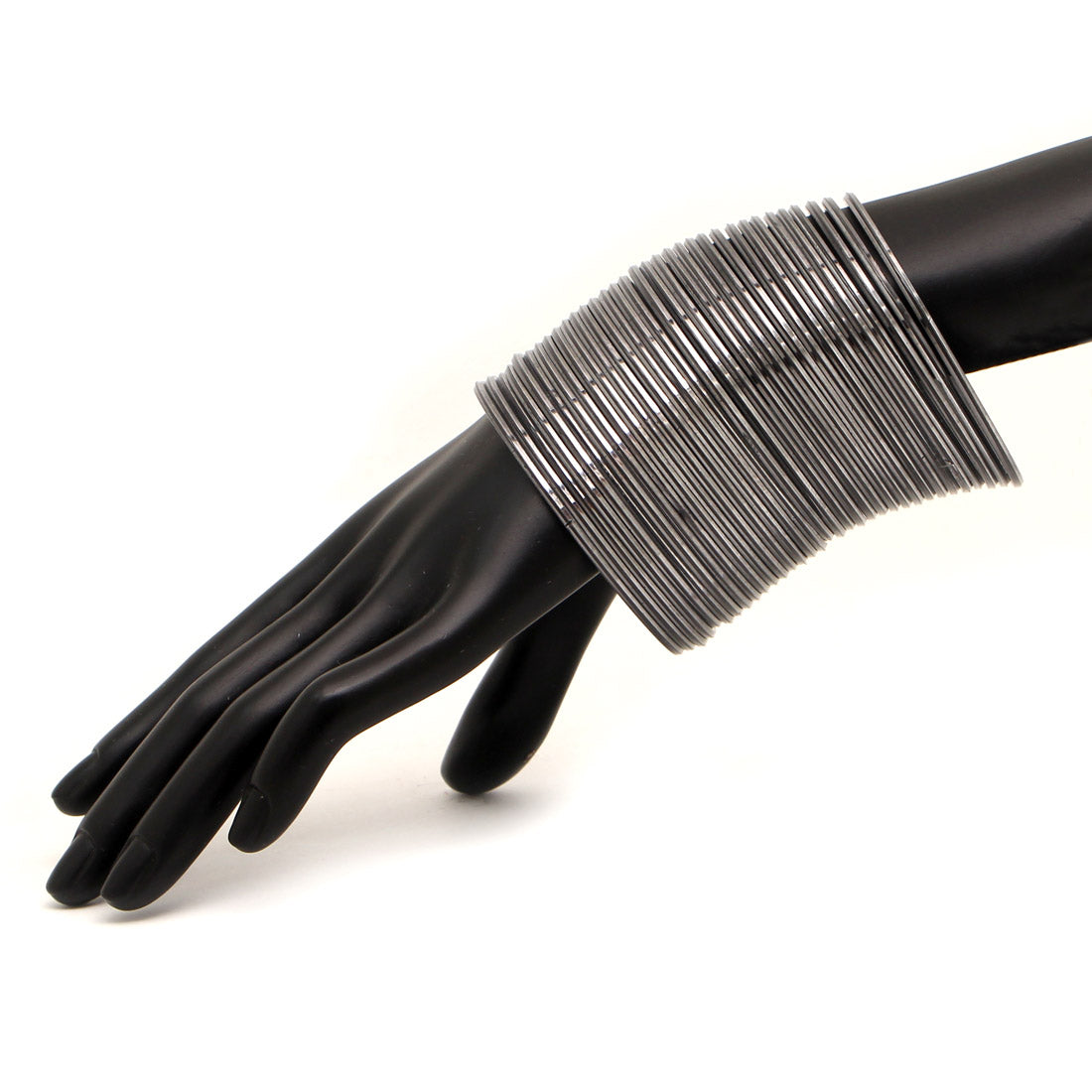 Grey Color 4 Set Of Fashion Bangles Combo Size(2 Set Of 2.6, 2 Set Of 2.8) FB159CMB - preyans.com