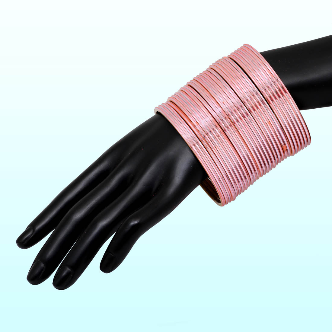 Pink Color 4 Set Of Fashion Bangles Combo Size(2 Set Of 2.6, 2 Set Of 2.8) FB199CMB - preyans.com