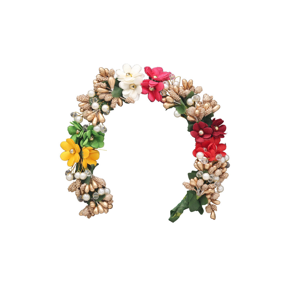 Multi Color Flower Gajra For Women Hair Pin For Daily Use - Preyans.com