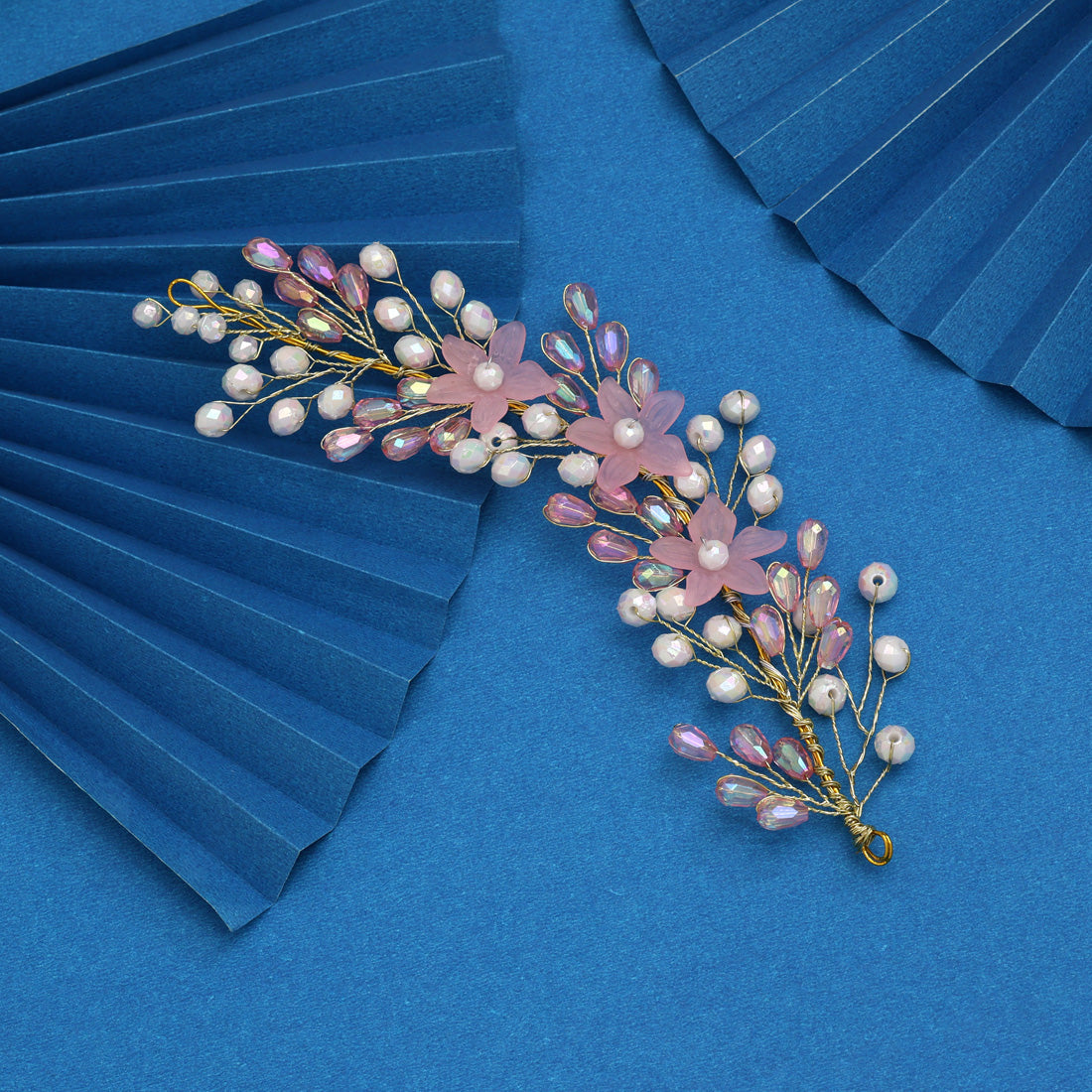 Assorted Color And Design 3 Pieces Of Hair Brooch - Preyans.com