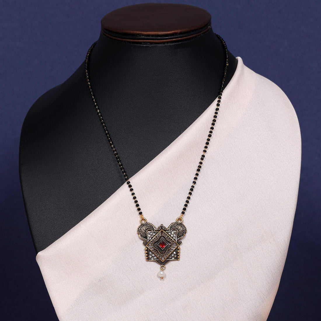 Red Color Mangalsutra (MS298RED) - preyans.com