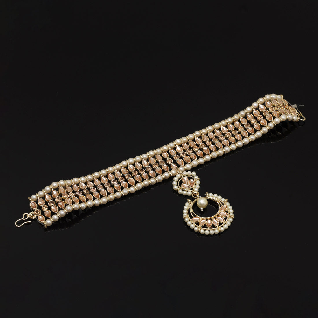 Gold Color Matha Patti (MTP405GLD) - Preyans.com