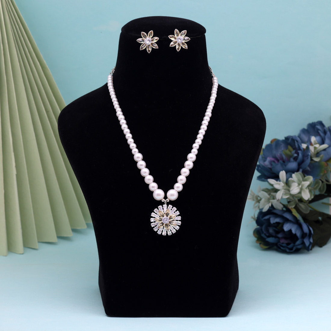 Yellow Color Stone Necklace Set (STN222YLW) - Preyans.com