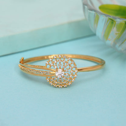 White Color American Diamond Bracelet (ADB317WHT) - preyans.com