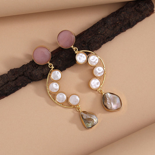 Pink Color Amrapali Earrings - Preyans.com