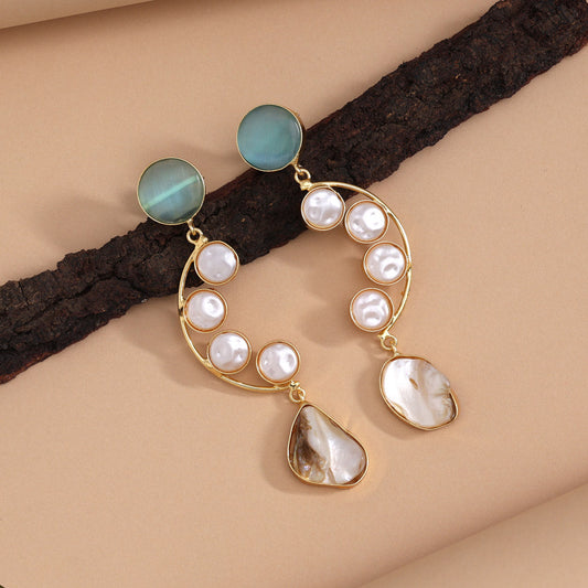 Sky Blue Color Amrapali Earrings - Preyans.com