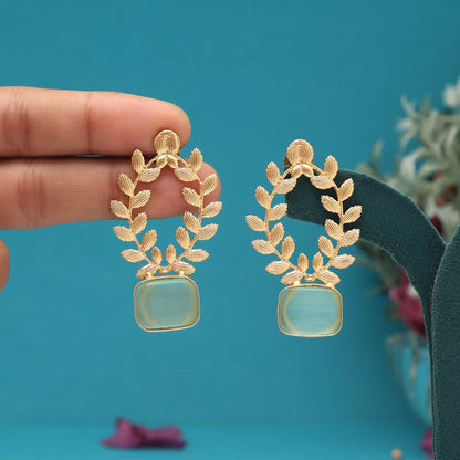 Pista Green Color Amrapali Earrings - Preyans.com