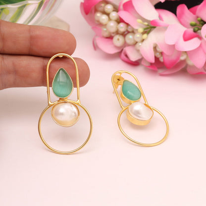 Pista Green Color Amrapali Earrings - Preyans.com