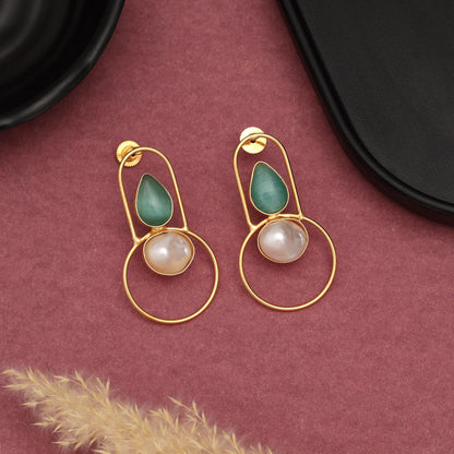 Pista Green Color Amrapali Earrings - Preyans.com