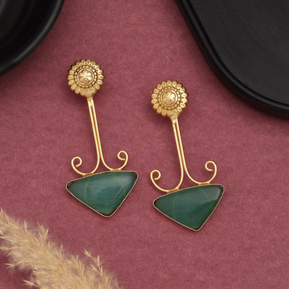 Pista Green Color Amrapali Earrings - Preyans.com