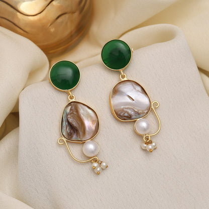 Green Color Amrapali Earrings - Preyans.com