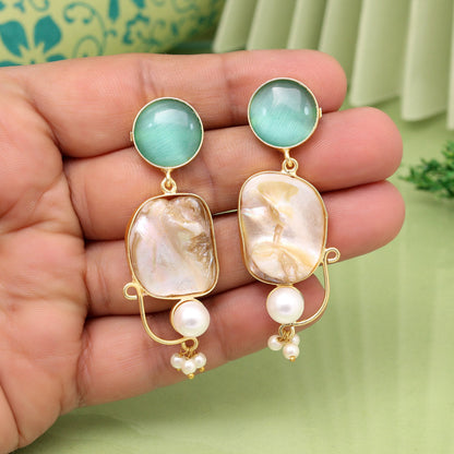 Pista Green Color Amrapali Earrings - Preyans.com