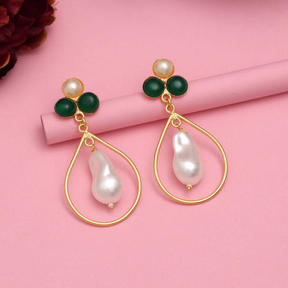 Green Color Amrapali Earrings - Preyans.com