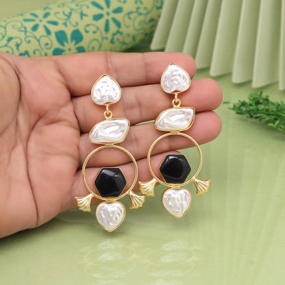Black Color Amrapali Earrings - Preyans.com