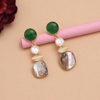 Green Color Amrapali Earrings - Preyans.com