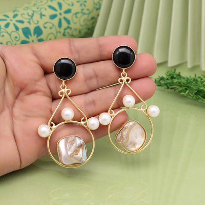Black Color Amrapali Earrings - Preyans.com