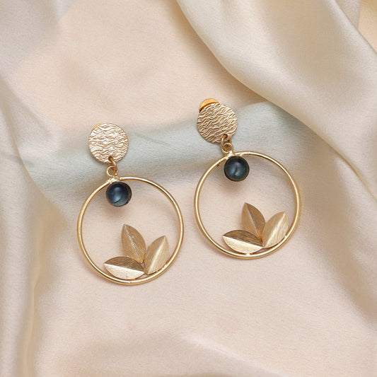 Indigo Blue Color Amrapali Earrings - Preyans.com