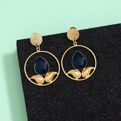 Calm Blue Color Amrapali Earrings - Preyans.com