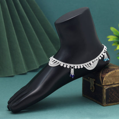 Multi Color Anklets (ANK1136MLT) - preyans.com