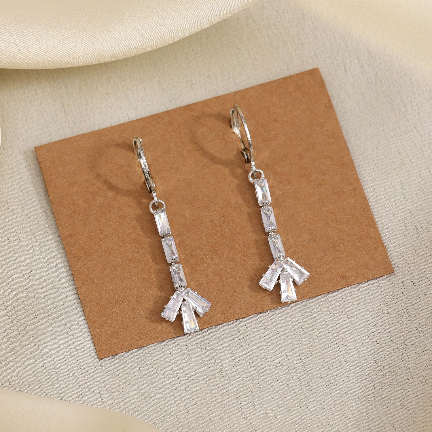 Silver Color Antique Stone Earrings For Those Who Love Old-World Designs - Preyans.com