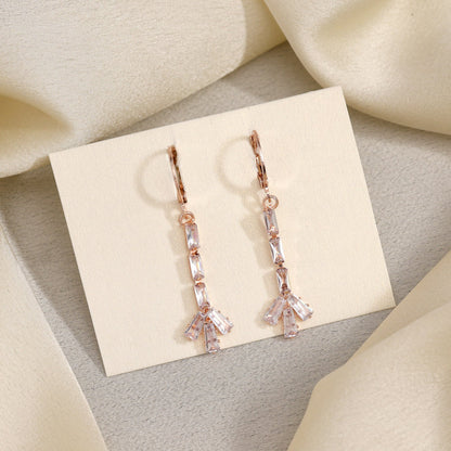 Classic Allure In White Color Antique Stone Earrings For Formal Events - Preyans.com