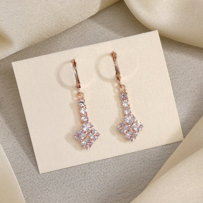 Dazzling Vintage Look With White Color Antique Stone Earrings For Parties - Preyans.com
