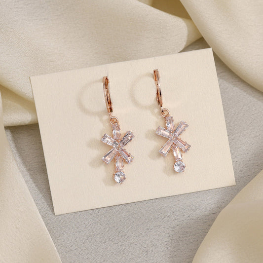 Stunning Handmade White Color Antique Stone Earrings For Wedding Guests - Preyans.com