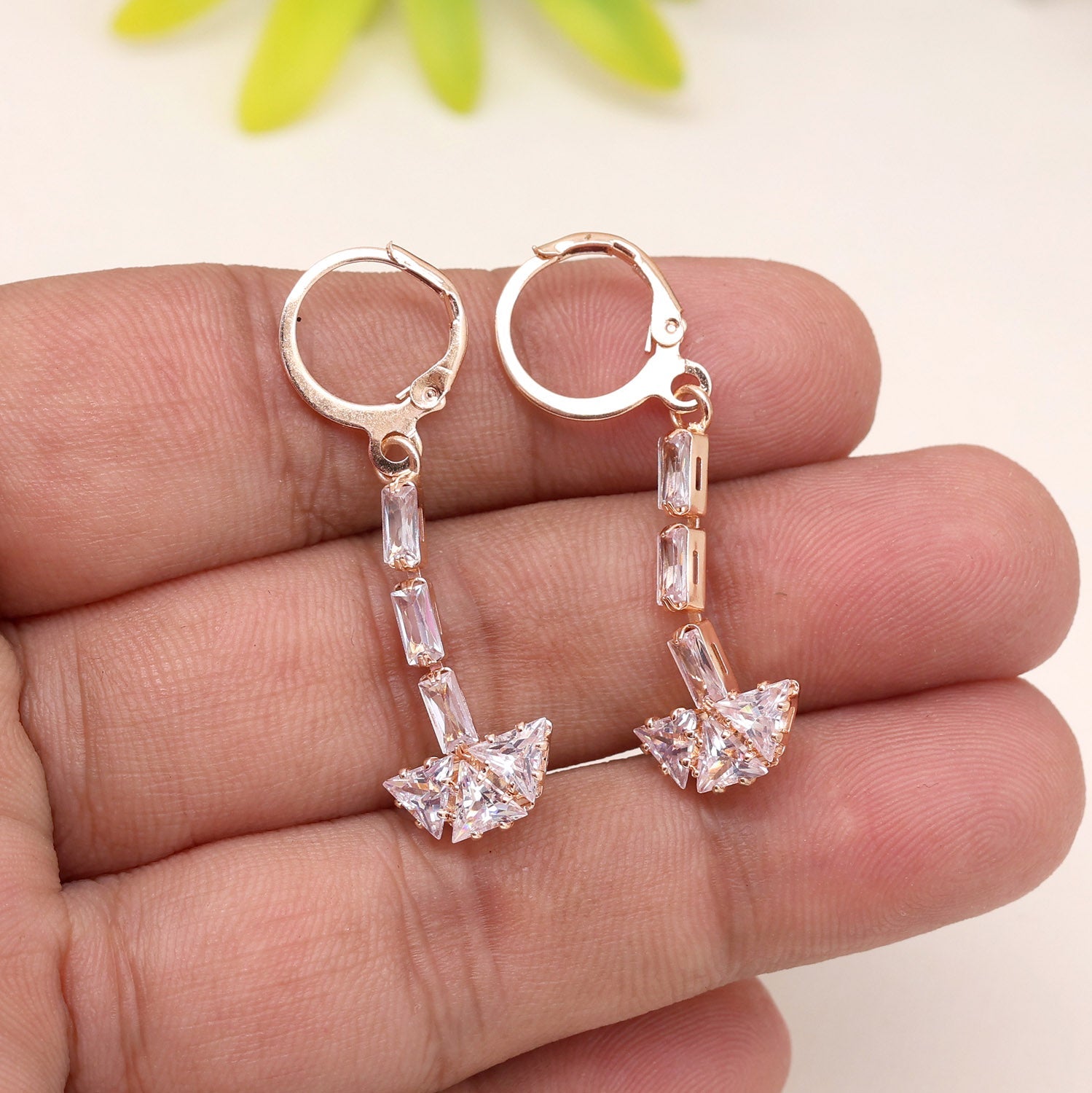 Stunning Detail In Every Pair Of White Color Antique Stone Earrings - Preyans.com