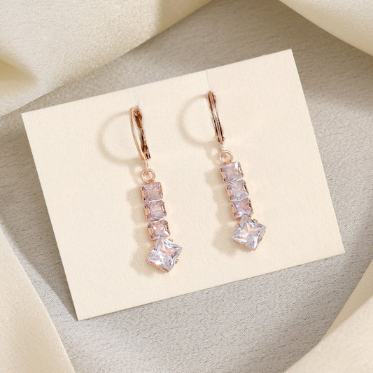 Crafted With Care: White Color Antique Stone Earrings With Elegant Accents - Preyans.com