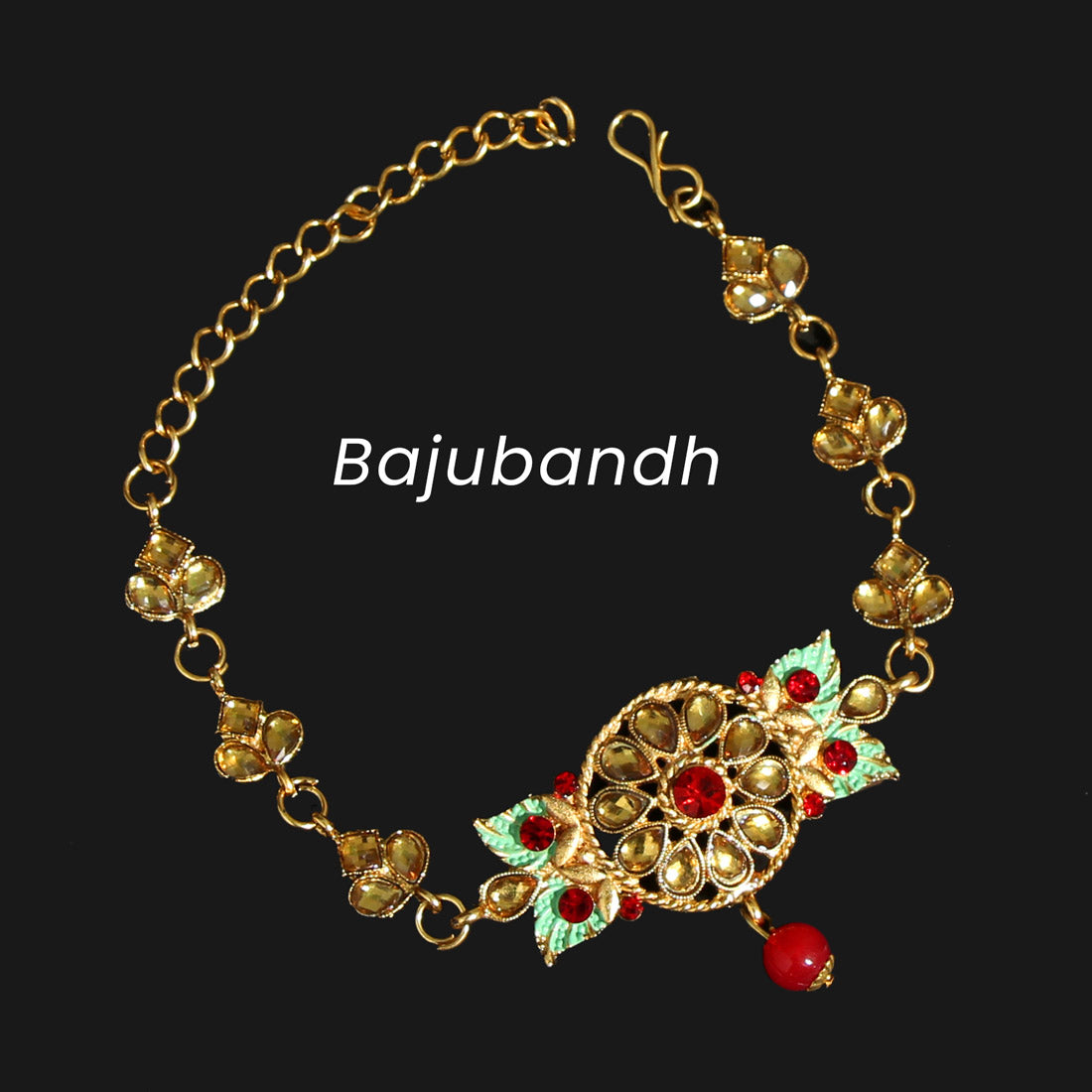 Red Color Kundan Bridal Set (BDL207RED) - preyans.com