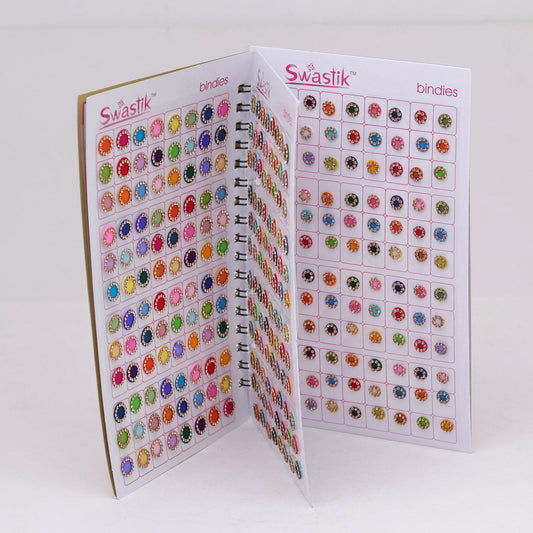 Assorted Color Bindi Book For Women & Girls- Total Pieces- 576 (BND250CMB) - preyans.com