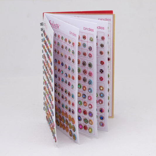 Assorted Color Bindi Book For Women & Girls- Total Pieces- 576 (BND251CMB) - preyans.com