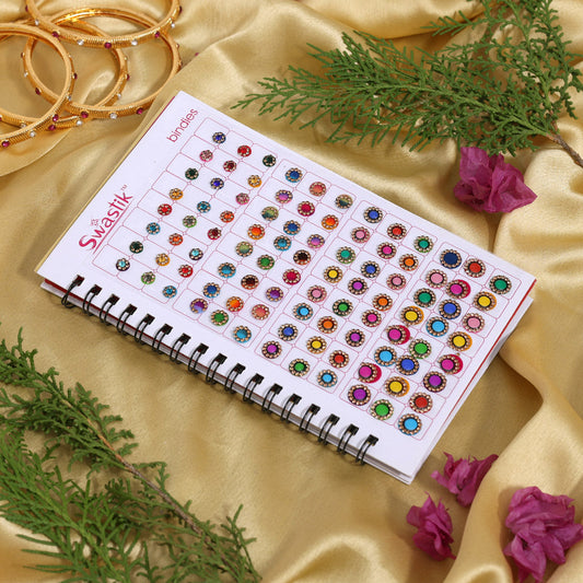 Assorted Color Bindi Book For Women & Girls- Total Pieces- 480 (BND254CMB) - Preyans.com