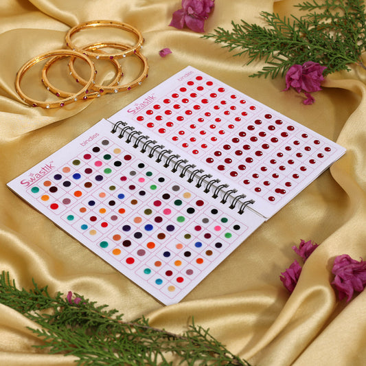 Assorted Color Bindi Book For Women & Girls- Total Pieces- 576 (BND263CMB) - Preyans.com