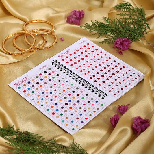 Assorted Color Bindi Book For Women & Girls- Total Pieces- 576 (BND266CMB) - Preyans.com