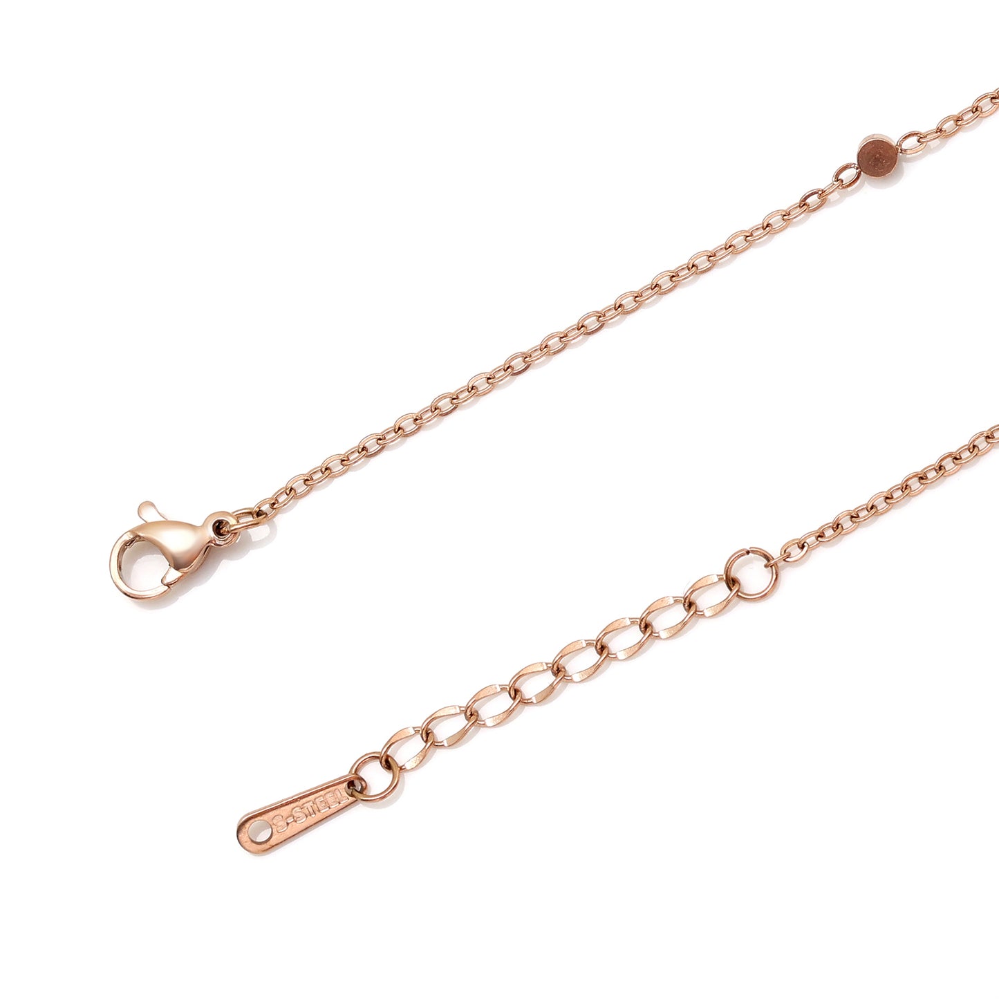 Radiant White Color Surgical Steel 18k Gold Plated Demi Fine Bracelet - Preyans.com