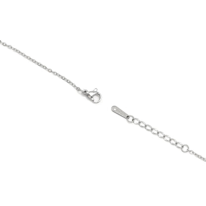 Polished Silver Color Surgical Steel Silver Plated Demi Fine Bracelet - Preyans.com