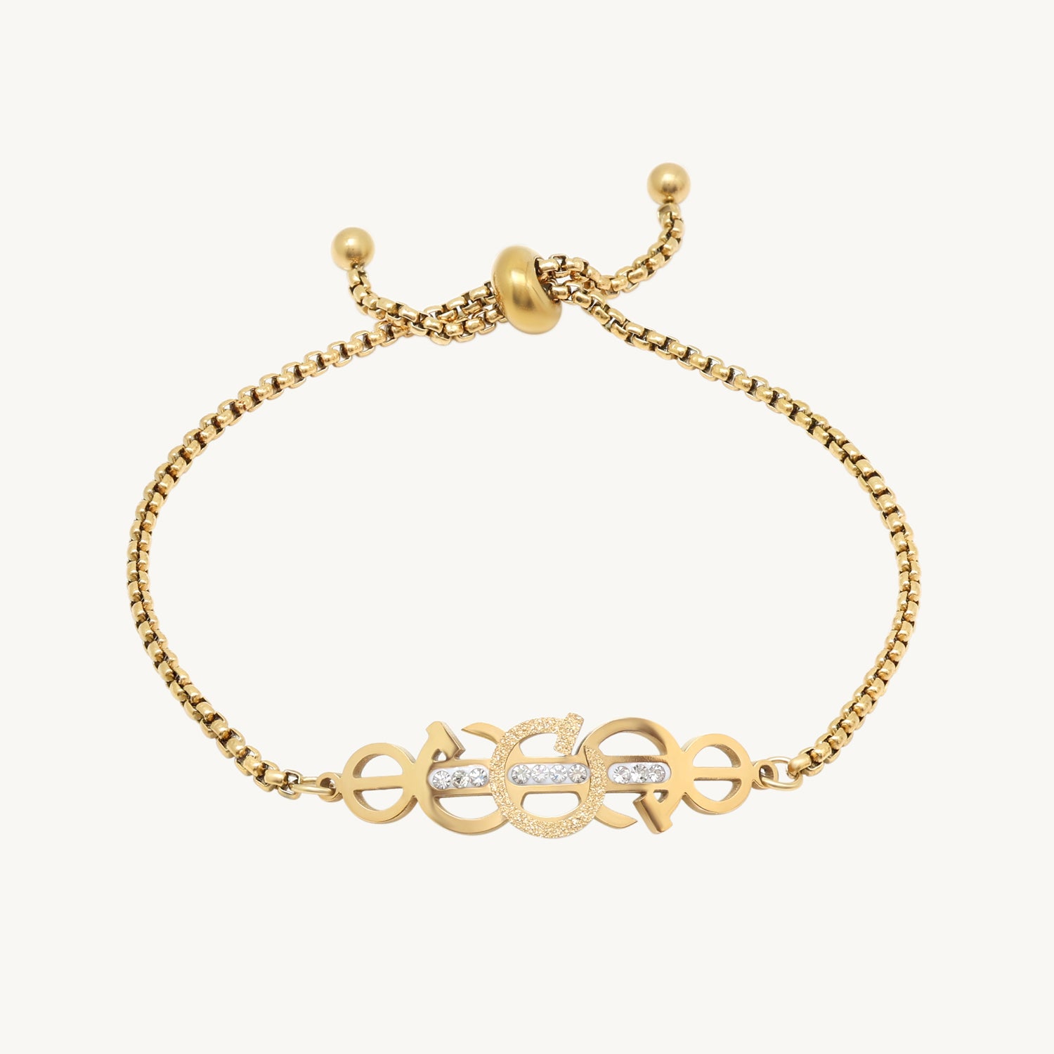 Chic Gold Color Surgical Steel 18k Gold Plated Demi Fine Bracelet - Preyans.com