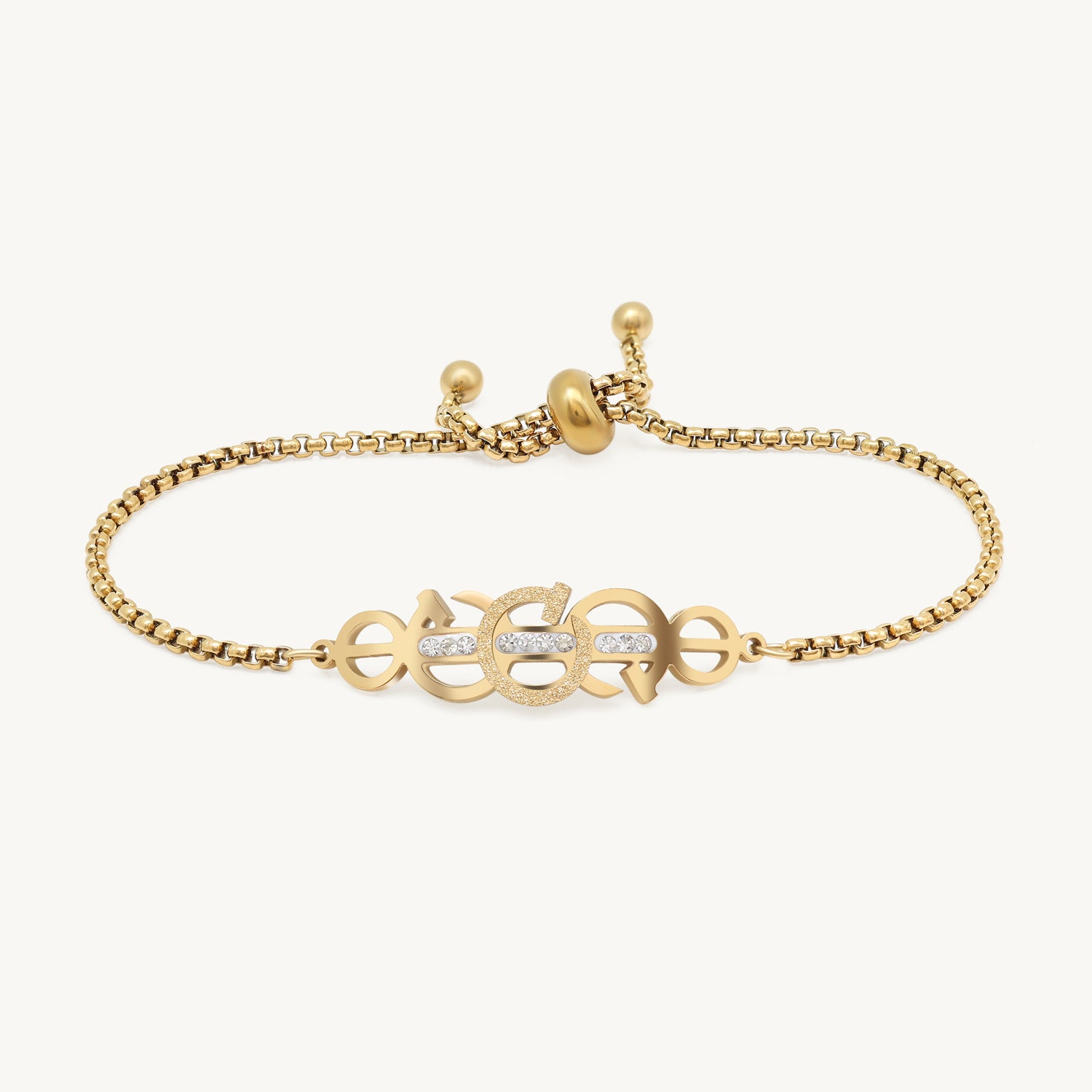 Chic Gold Color Surgical Steel 18k Gold Plated Demi Fine Bracelet - Preyans.com