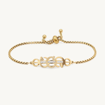 Chic Gold Color Surgical Steel 18k Gold Plated Demi Fine Bracelet - Preyans.com
