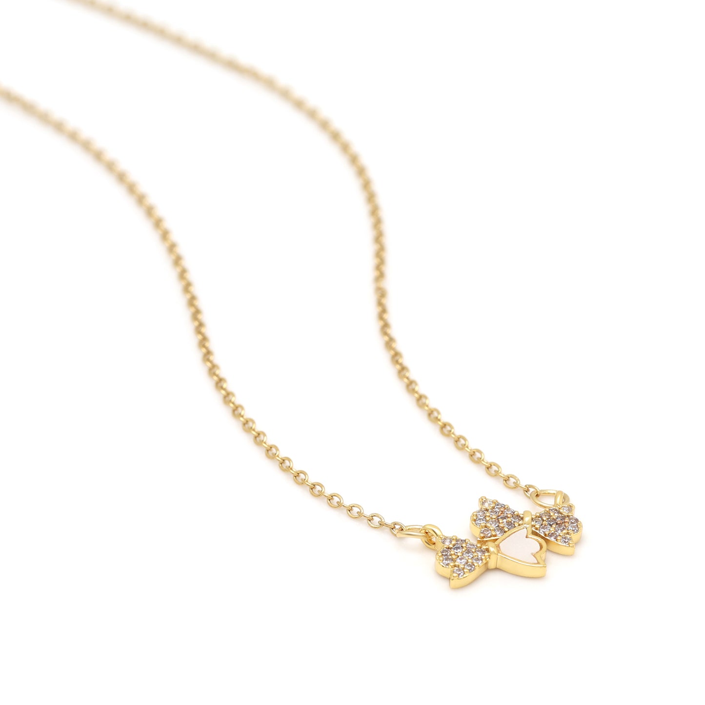 Gold Color Surgical Steel 18k Gold Plated Demi Fine Necklace - Preyans.com