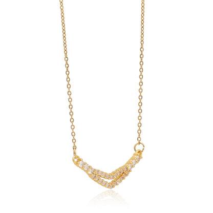 Gold Color Surgical Steel 18k Gold Plated Demi Fine Necklace - Preyans.com