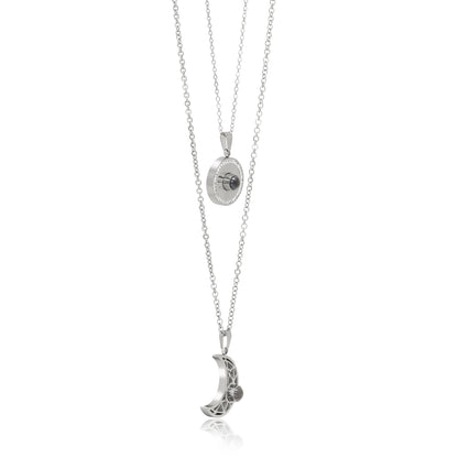 Silver Color Surgical Steel Silver Plated Demi Fine Necklace - Preyans.com