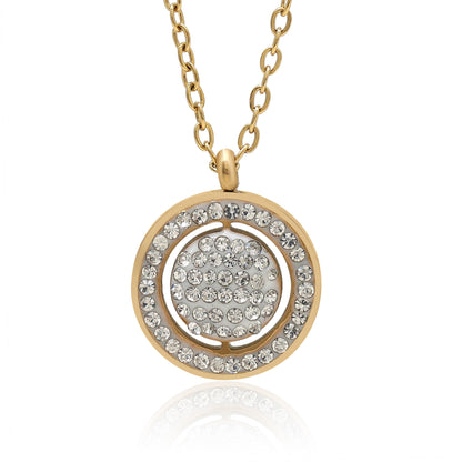 Gold Color Surgical Steel 18k Gold Plated Demi Fine Necklace - Preyans.com