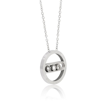 Silver Color Surgical Steel Silver Plated Demi Fine Necklace - Preyans.com