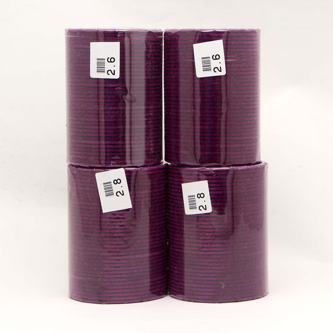 Wine Color 4 Set Of Velvet Fashion Bangles Combo Size(2 Set Of 2.6, 2 Set Of 2.8) FB121CMB - preyans.com