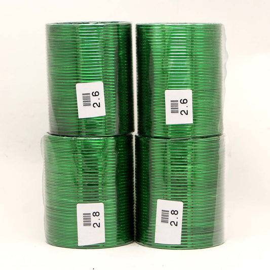 Green Color 4 Set Of Fashion Bangles Combo Size(2 Set Of 2.6, 2 Set Of 2.8) FB163CMB - preyans.com