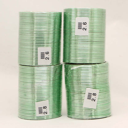 Pista Green Color 4 Set Of Fashion Bangles Combo Size(2 Set Of 2.6, 2 Set Of 2.8) FB164CMB - preyans.com